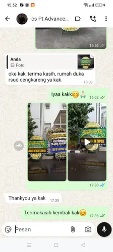 Testimonial Papan Bunga Pernikahan cijeler
